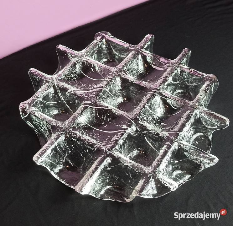 Finlandia szkło artystyczne MUURLA świecznik małopolskie