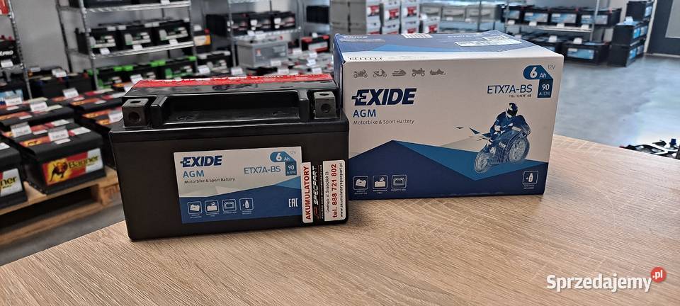 AKUMULATOR MOTO EXIDE ETX7ABS GRUDZIĄDZ Grudziądz sprzedam