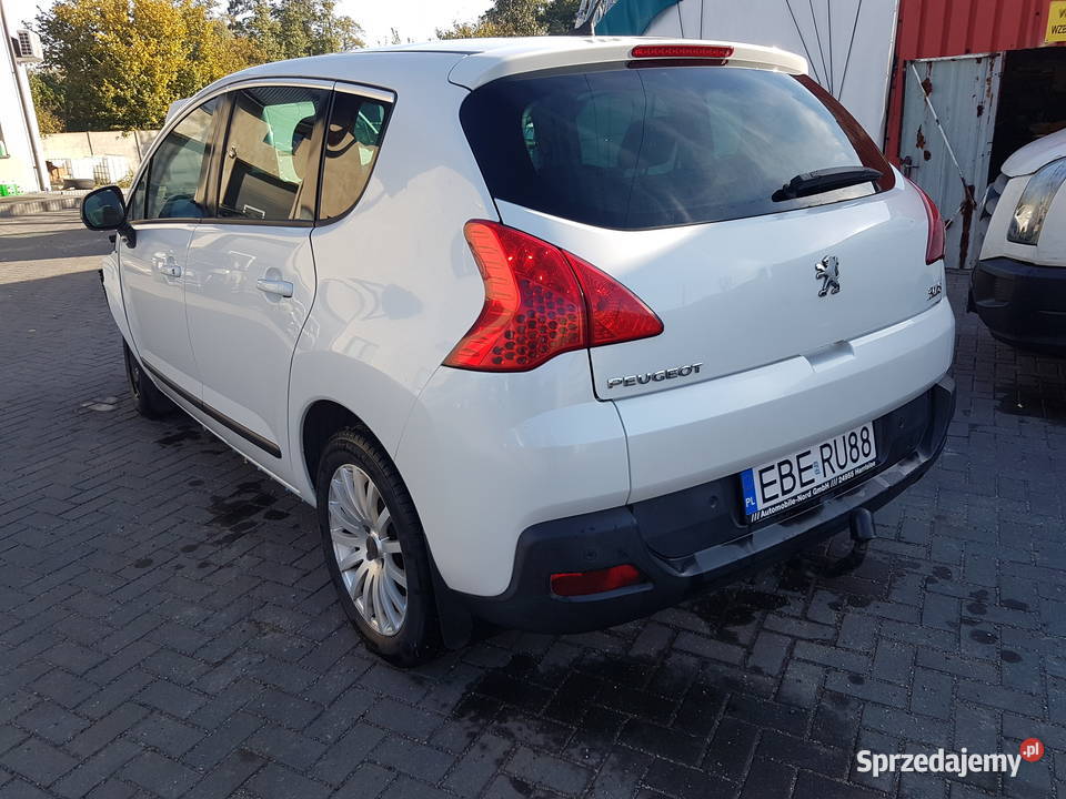PEUGEOT 3008 2011 16 HDI USZKODZONY biały 3008 Turkowice sprzedam