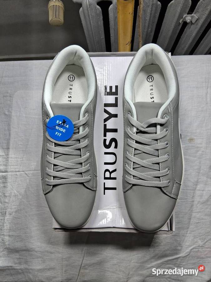 Szare sneakersy Trustyle rozmiar 45 małopolskie Kraków sprzedam