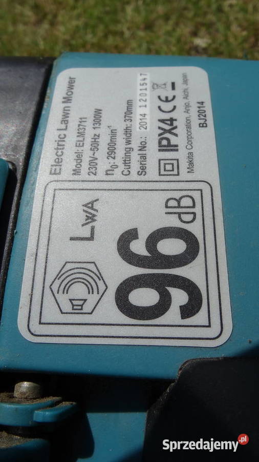 Kosiarka elektryczna MAKITA ELM 3711 świętokrzyskie Pawłów sprzedam
