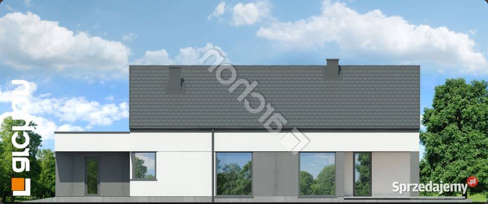 Projekt dom w renklodach 21 G2 ARCHON Tychy