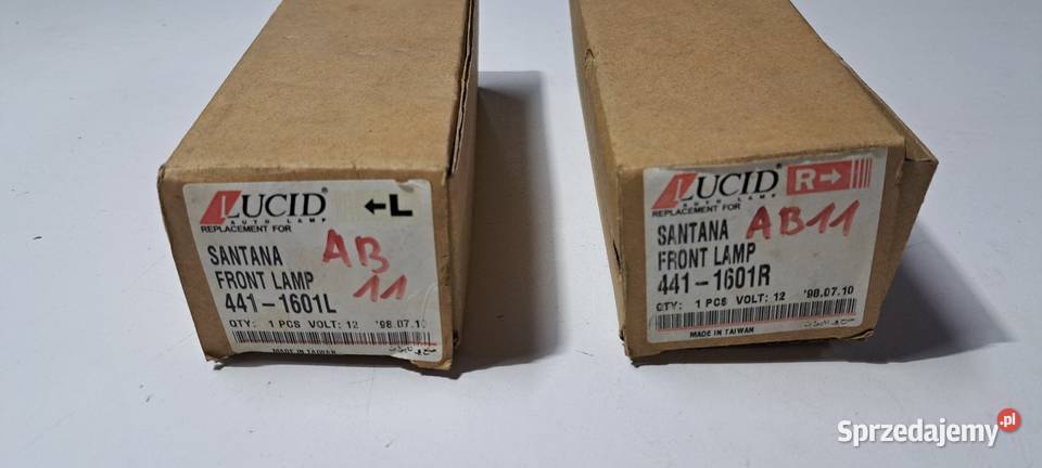 Nowe kierunkowskazy przednie VW Santana Passat pomorskie Luzino