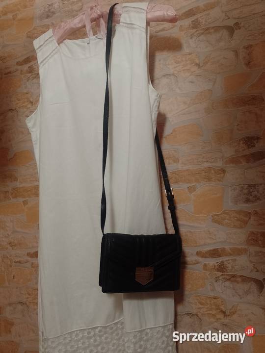RIVER ISLAND Czarna torebka listonoszka z Listonoszka Torby i torebki Kraków sprzedam