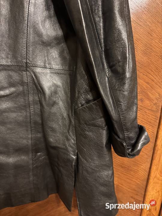 Kurtka damska 44 skóra naturalna czarna Vintage Skóra naturalna  Kurtki i płaszcze Częstochowa