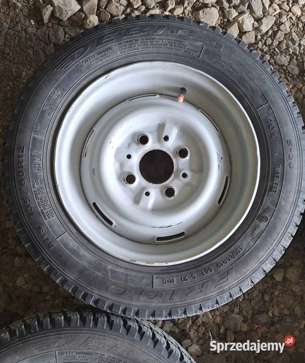 Koła kompletne 5 oryginał FSM Fiat 126p Opony Opole Lubelskie