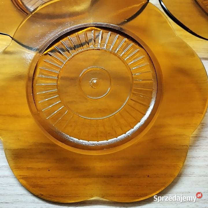 szkło kolorowe PRL Bukowno