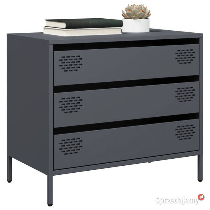Szafka antracytowa 68x39x585 stal walcowana na