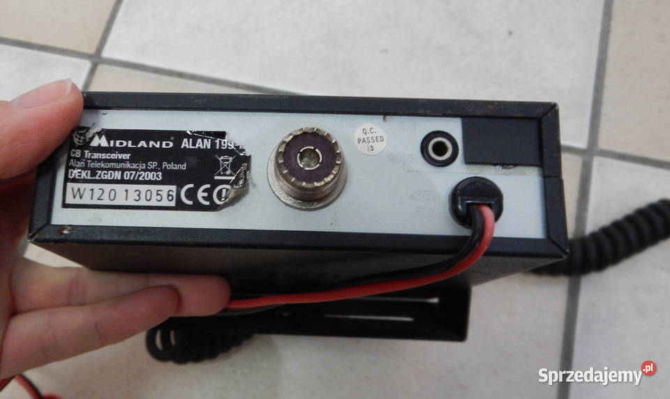 CBRadio Midland Alan 199A antena łamana Leżajsk