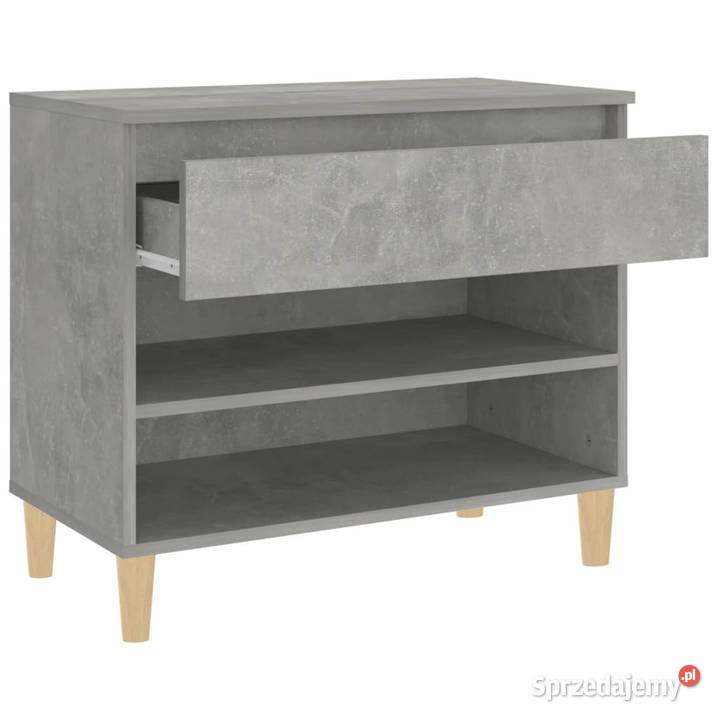 Szafka na buty szarość betonu 70x36x60 WM819760 mazowieckie Warszawa sprzedam