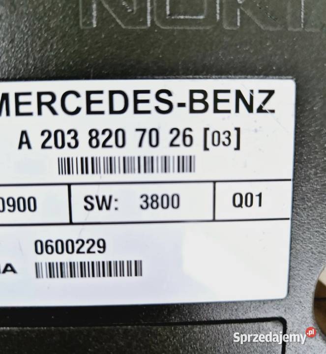 MODUŁ STEROWNIK TELEFONU MERCEDESBENZ W220 W203 Działoszyce