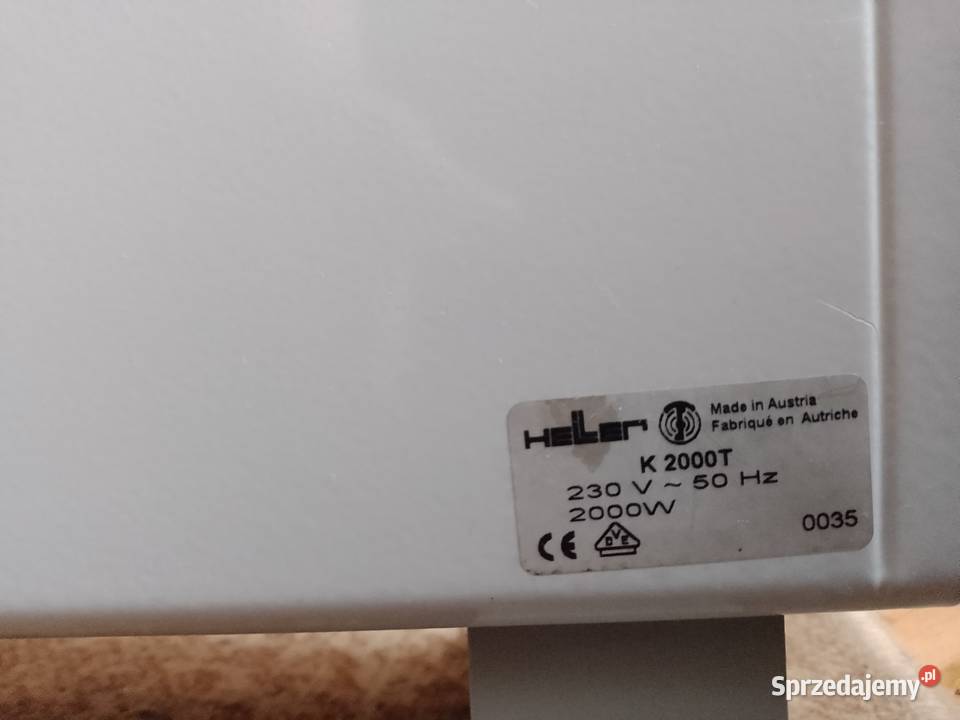 Grzejnik elektryczny Heller K2000T Świebodzice