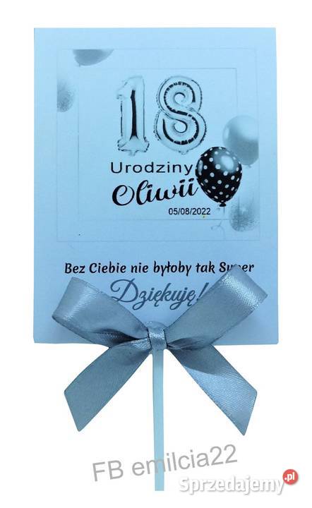 Lizaki jako podziękowanie gości z okazji urodzin Pozostałe Moda i Styl Zielona Góra