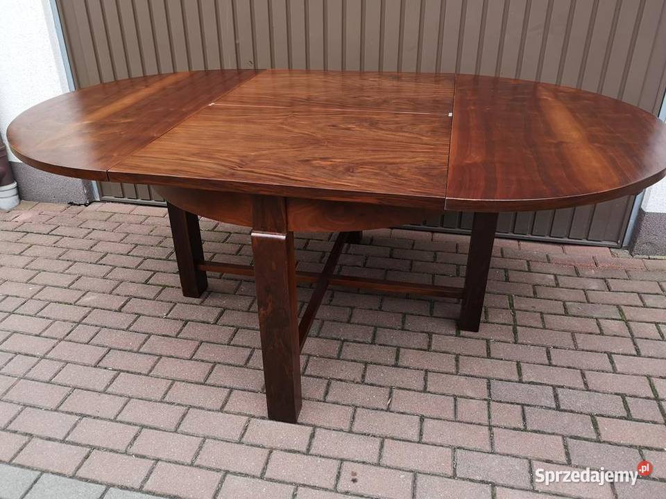 Stół ArtDeco Okrągły 120 Zgrabny Antyk Stary Swarzędz