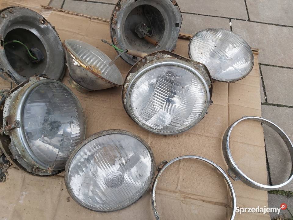 Reflektory lampy Fiat 125p nie Polonez FSO Lampy przednie małopolskie Wola Dębińska