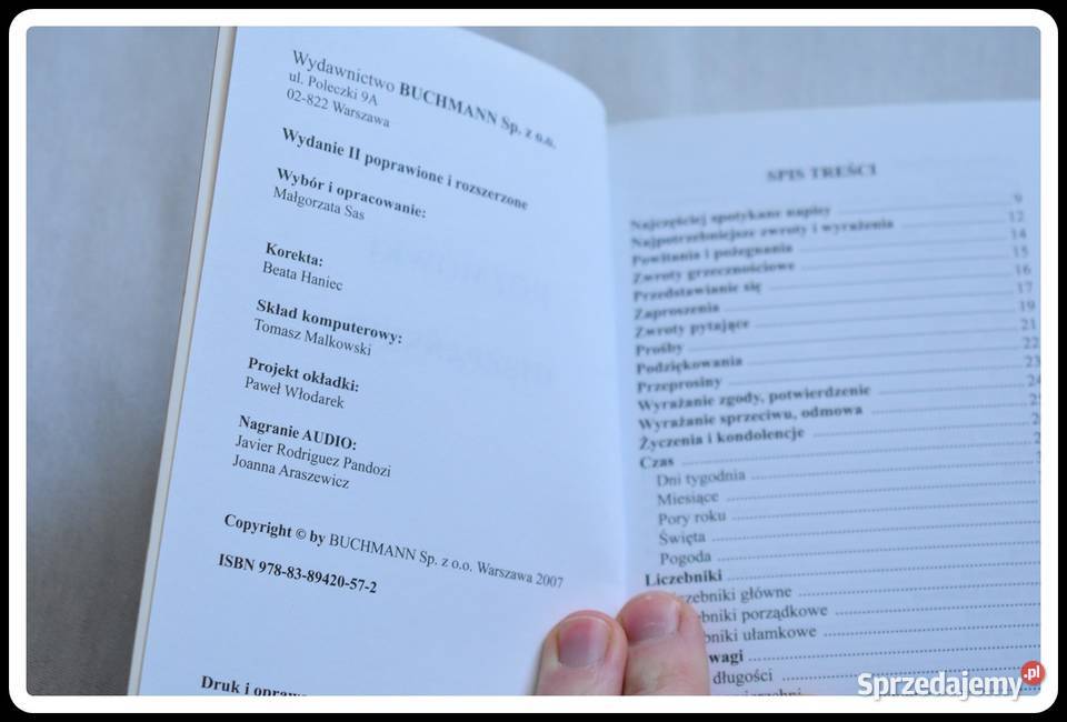 Buchmann rozmówki hiszpańskie 2007 Płock
