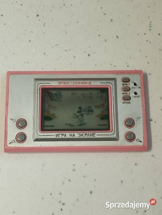 Elektroniczna gra retro Mickey Mouse Łapanie