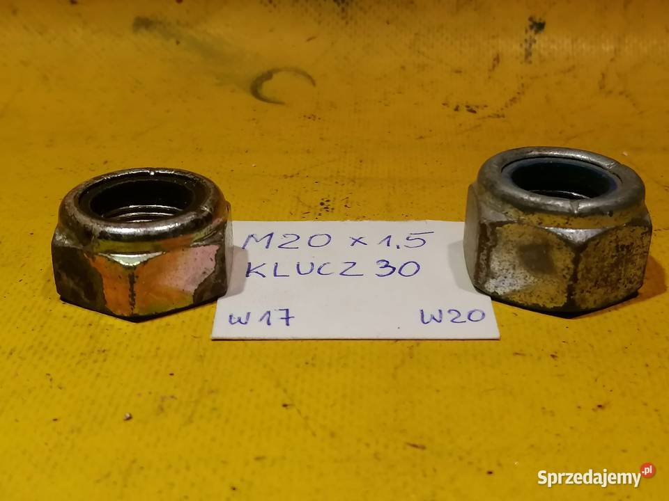nakrętka półosi M20x15 klucz 30mmRenaultdo wielu Piotrków Trybunalski