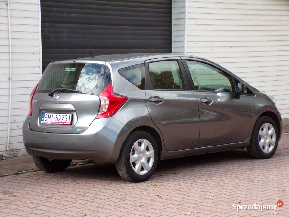 Nissan Note Klimatyzacja Gwarancja 12 80 2014 II szary Mikołów