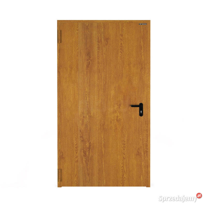 Drzwi stalowe zewnętrzne złoty dąb Wiśniowski Straszyn