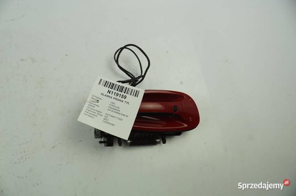 97053706404 PANAMERA 970 KLAMKA PRAWA TYŁ Lipno