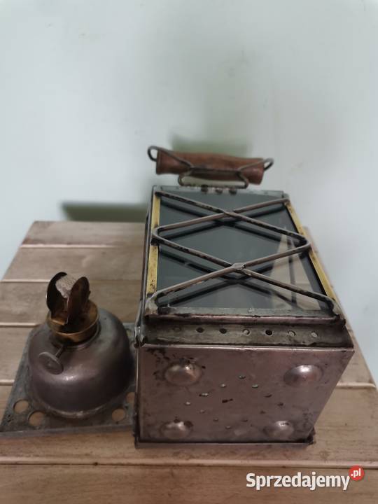 Stara lampa kolejowa Art Deco Kraków