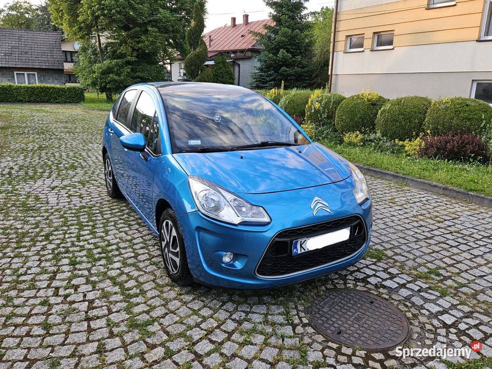 Citroen C3 2010r 16Hdi 90 Panorama Klima Kamera małopolskie Ryglice
