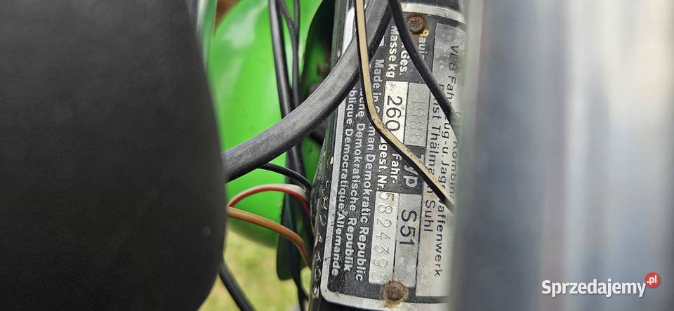 Simson S51 zarejestrowany opłacony lubelskie Tomaszów Lubelski