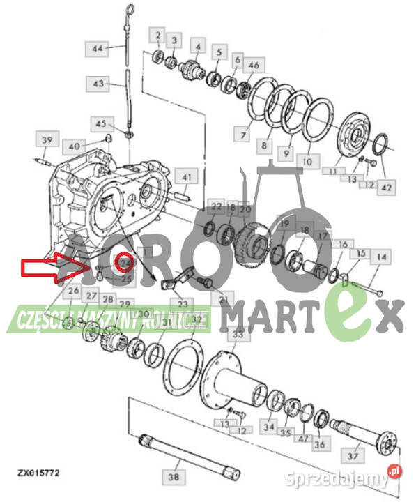 51M7013 51M4234 ORING JD John Deere Wichrów