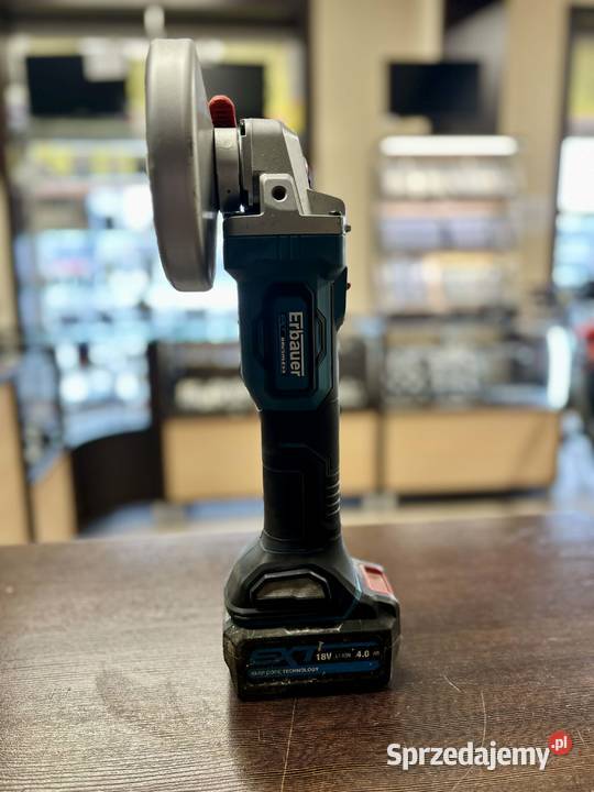 Szlifierka kątowa akumulatorowa Erbauer EXT 18V Elbląg