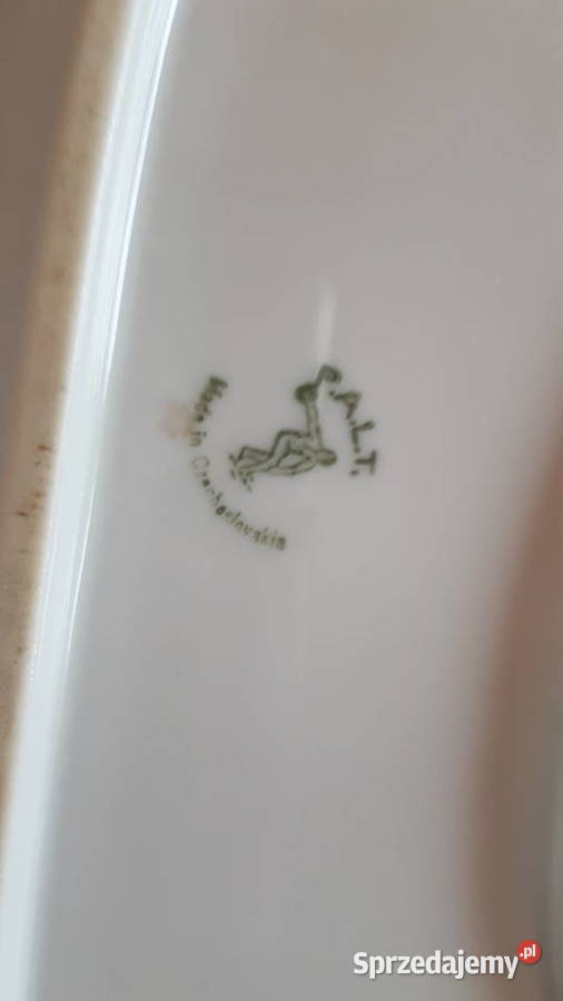 PALT duży porcelanowy talerz Myszków