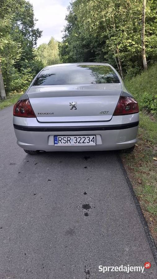 Peugeot 407 20 HDI skrzynia 6 biegów tempomat podkarpackie Czudec sprzedam