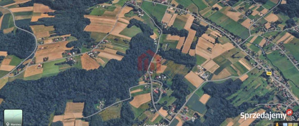 Grunt sprzedam 1300m2 Wielopole Skrzyńskie Sprzedaż podkarpackie