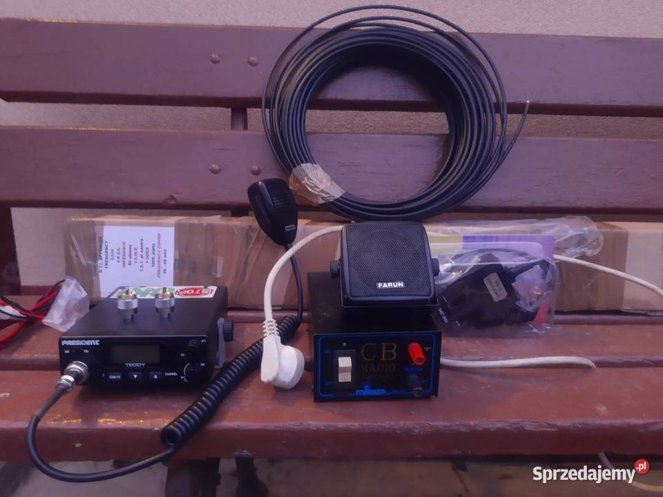 CB radio President Johnny zasilacz 138V stacja CB radia Krasnystaw