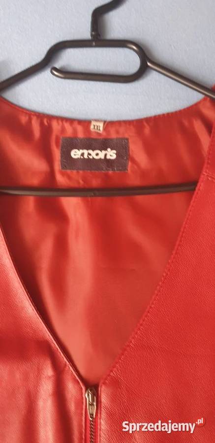 Kamizelka skórzana wiązana XXL Nowa Rydułtowy sprzedam