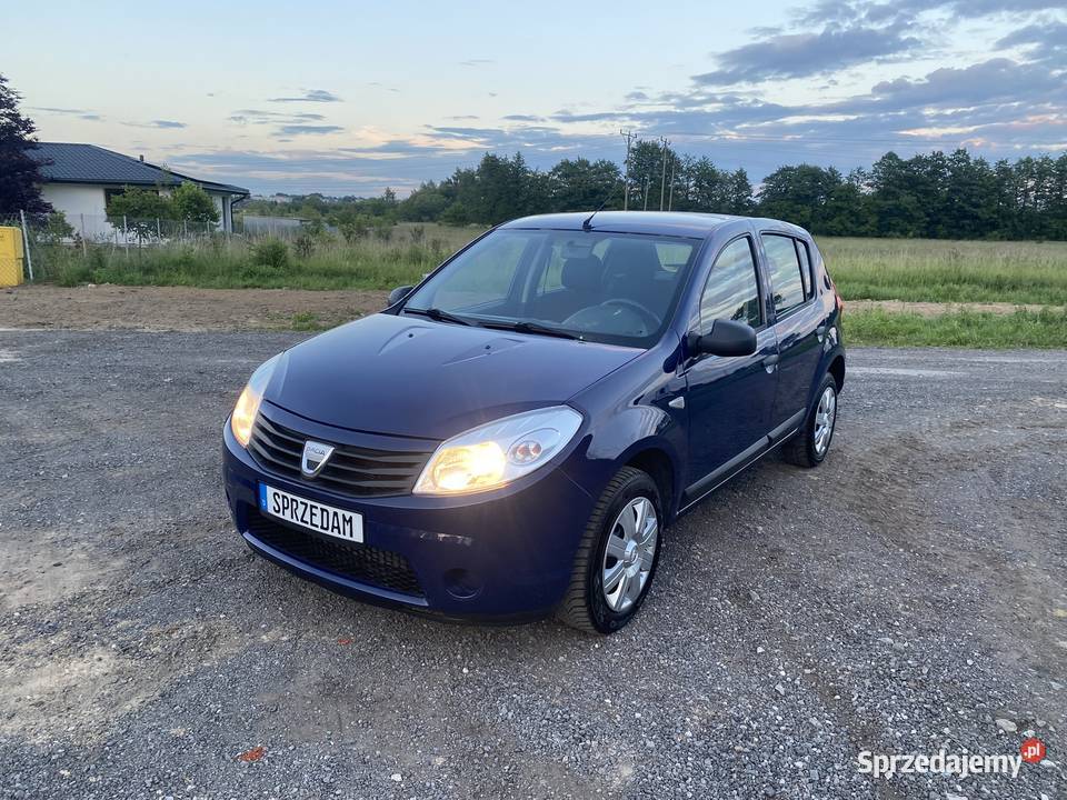 Dacia Sandero 2009R12B BardzoŁADNAStan B Klima Samochody osobowe Zamość