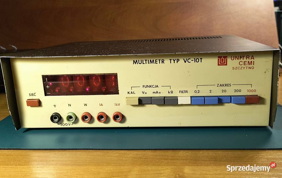 Multimetr VC10T Unitra CEMI Gdańsk