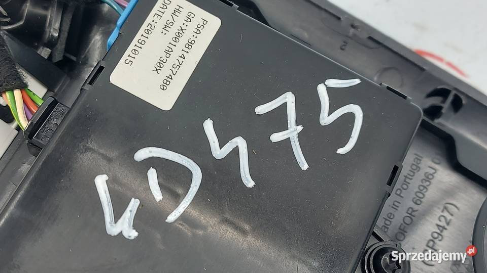 PEUGEOT 2008 II 20r lampka podsufitki 9814757480 Kielce sprzedam