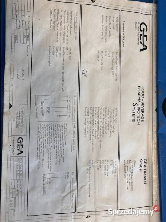Syropiarnia inline GEA Diessel Dicon Dimix 32m3h lubuskie Sława
