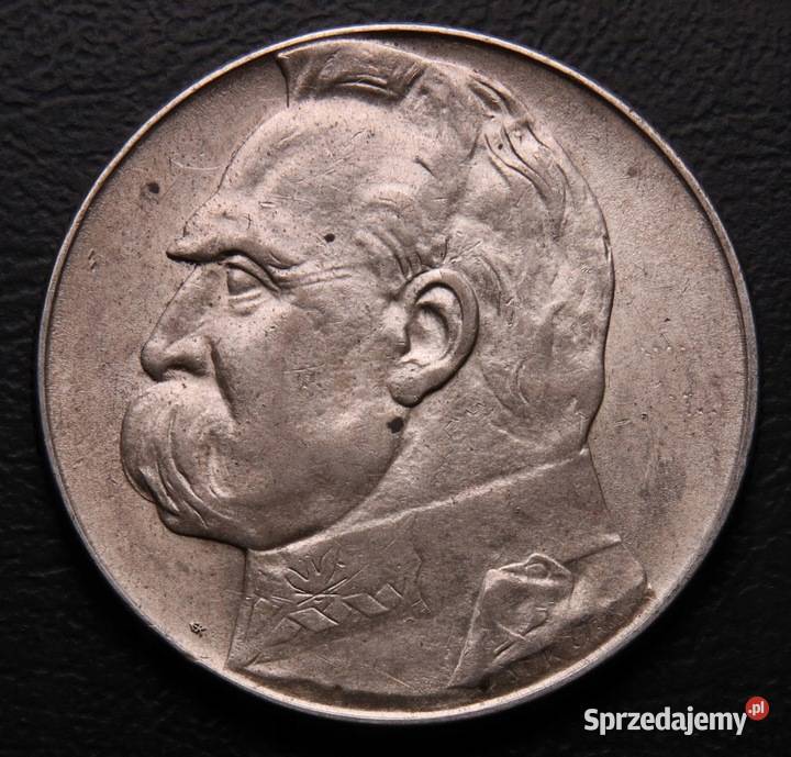 moneta II RP 10 ZŁOTYCH 1939 PIŁSUDSKI K250 Numizmatyka Warszawa