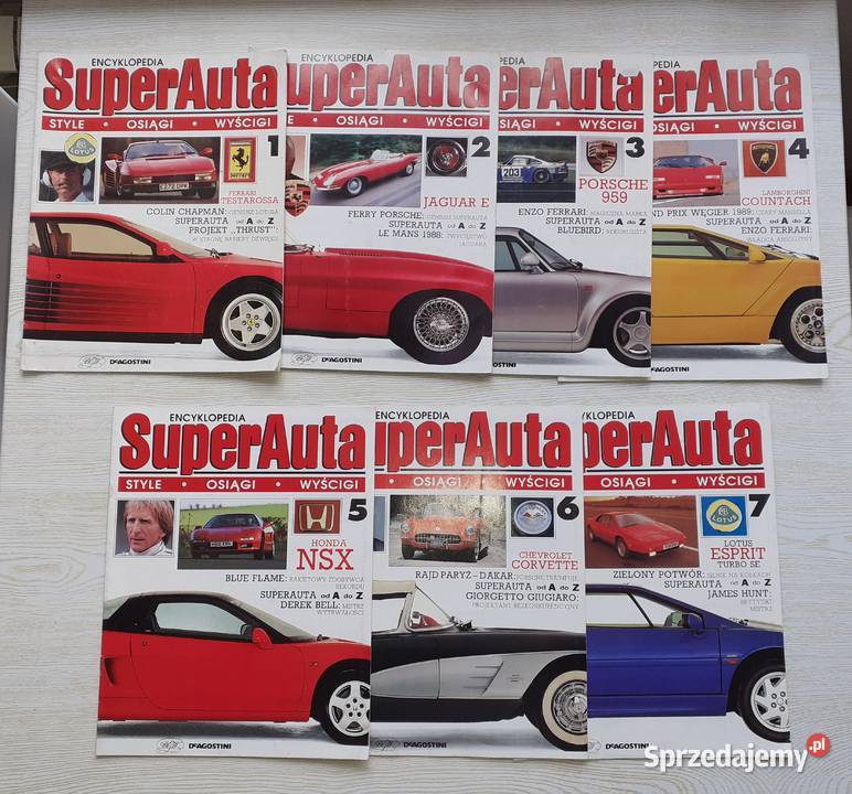 Encyklopedia SuperAuta DeAgostini komplet 17 miękka kujawsko-pomorskie