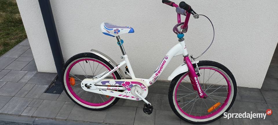 Rower dziecięcy dziewczęcy Saveno Lily koła 20 mazowieckie Zalesie Górne
