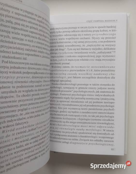 PŁEĆ I CHARAKTER rozbiór zasadniczy Otto filozofia, historia filozofii łódzkie Bełchatów sprzedam