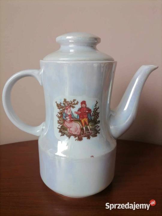 Dzbanek porcelanowy zakochana para Wawel PRL Wałbrzych