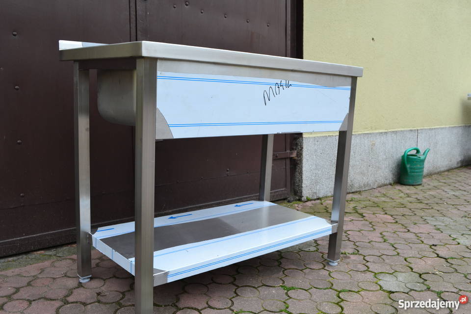 ZLEW gastronomiczny NOWY 100x60x85 dwukomorowy sprzedam