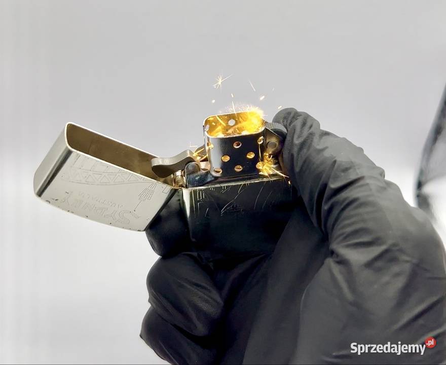 Zapalniczka benzynowa Kanley Sydney Silver Plate Warszawa