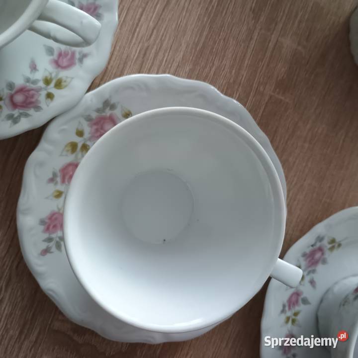 Serwis porcelanowy kawowy herbaciany Bogucice 12 Chrzanów
