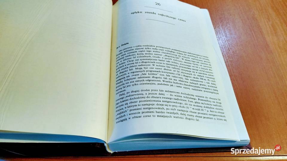 Feynmana wykłady z fizyki T 1 cz 2 Optyka studia Gdańsk