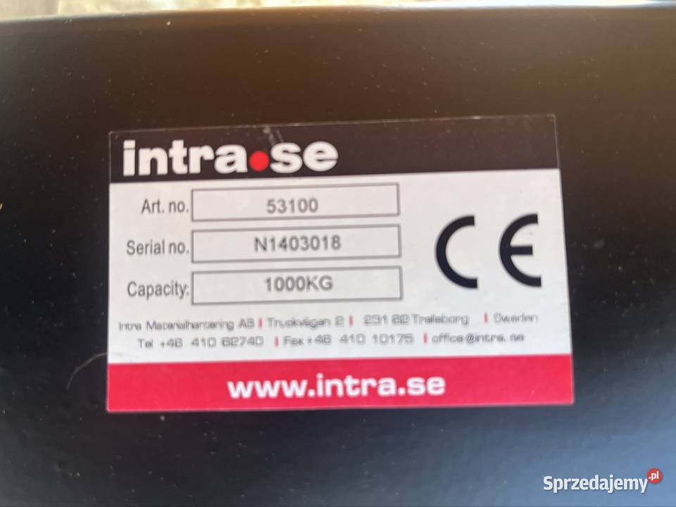 Stół nożycowy INTRA SE 1T podkarpackie Nowa Sarzyna