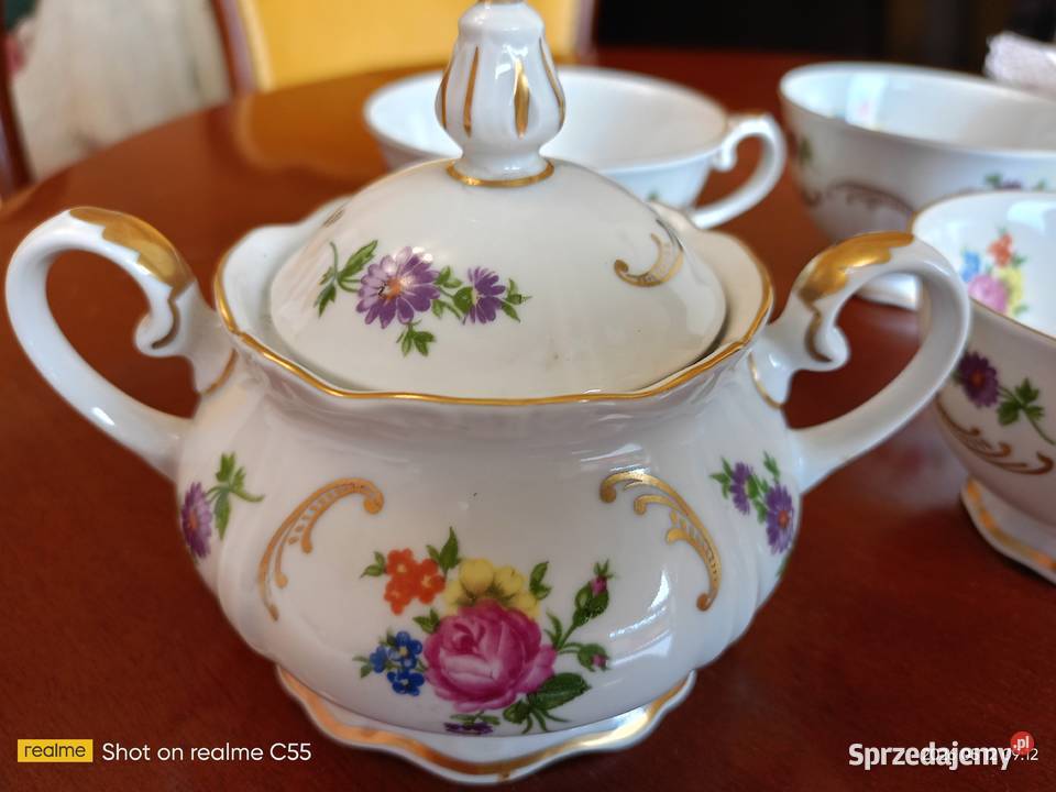 Porcelana Reichenbach cukierniczka plus 3 lubuskie Drezdenko sprzedam